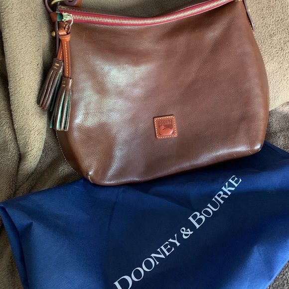 Brown Leather Dooney & Bourke Handbag!